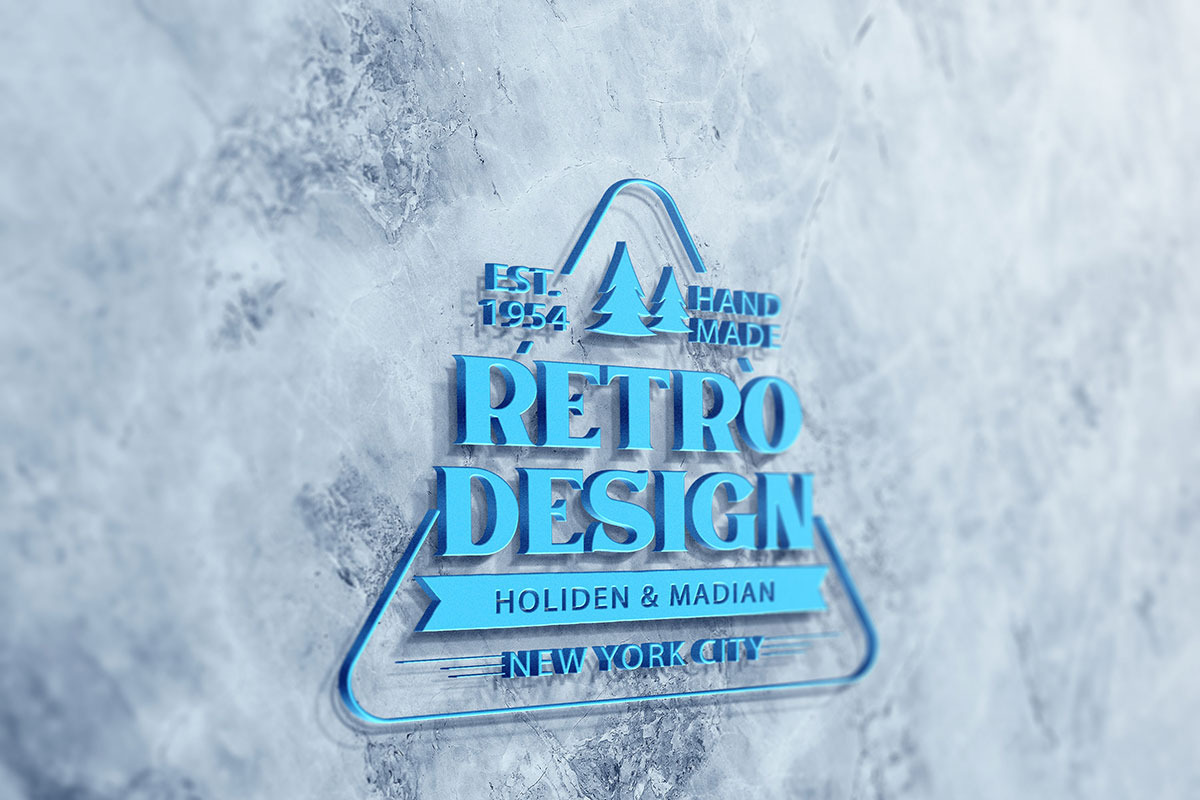 3D Logo Mockup Bundle Pack, a Mockup by GraphicBerg (Photo 35 of 40)