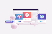 3D Toolkit-UI Elements Scene Creator, an UI Kit Template by Polar Vectors (Thumbnail 2 of 15)
