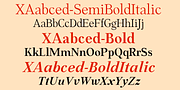 XAabced, a Serif Font by Ingrimayne Type (Thumbnail 6 of 9)