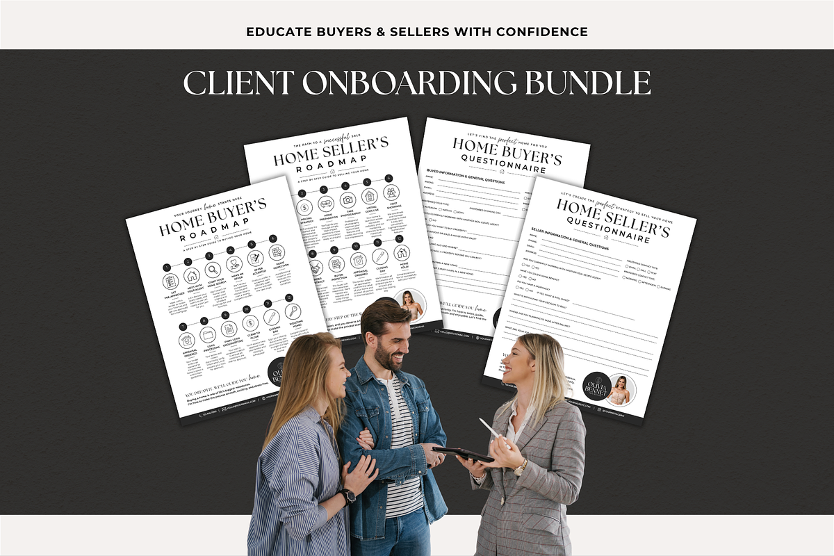 Real Estate Client Onboarding Bundle, a Flyer Template by BrandhavenStudio (Photo 1 of 10)
