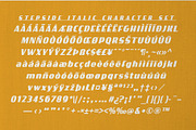 Stepside | Retro Display Font, a Sans Serif Font by StudioWorks (Thumbnail 10 of 10)