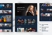 Movies & TV Shows Streaming Website, an UI Kit Template by peterdraw (Thumbnail 4 of 9)