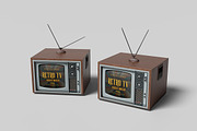 Retro TV Mockup, a Product Mockup by bimockup (Thumbnail 3 of 6)
