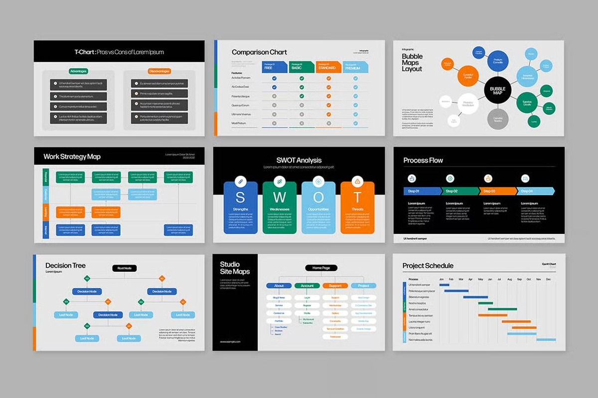Data Visualization Infographic, a Design Template by MONK Collective