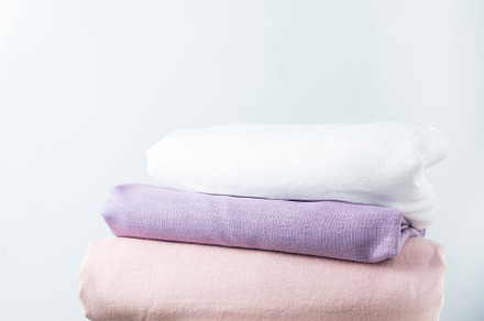 linen fabric in different colors