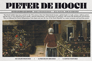 Pieter de Hooch Procreate Kit
