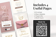 Romantic Blush Pink Wedding Website, a Landing Page Template by Everyday Perfection (Thumbnail 4 of 13)
