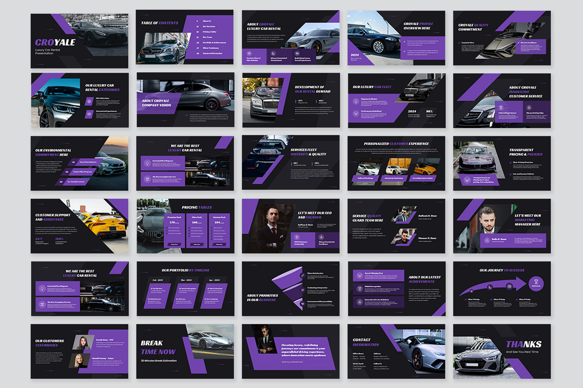 Croyale Luxury Car Rental Keynote, a Presentation Template by kerismaker (Photo 9 of 10)