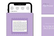 Lavender consistent Instagram Posts, a Social Media Template by digital.incubator.yum (Thumbnail 12 of 12)
