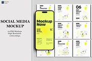 High Quality Social Media Mockup, a Merchandise Mockup by Ataku Design (Thumbnail 1 of 5)