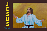 Radiant Jesus in Prayer, a Person Illustration by AMMi (Thumbnail 2 of 3)