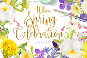 BUNDLE Golden-Yellow Flowers -85%, an Illustration by watercolorwild.graphics (Thumbnail 4 of 12)
