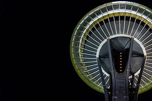 The Space Needle at Night