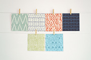 ikat pattern set, a Pattern Graphic by Nicetoseeya (Thumbnail 2 of 4)