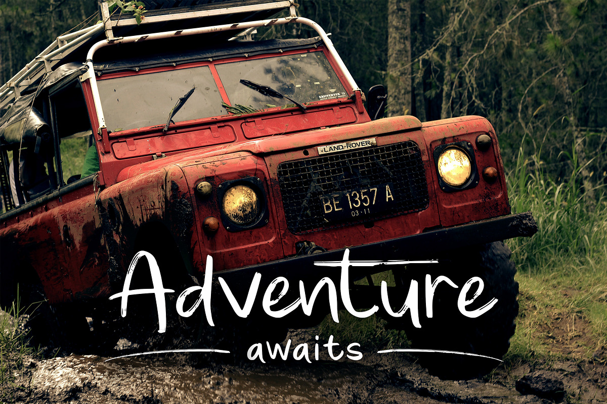 Gladyss Brushed Handwritten Font, a Handwritten Font by peterdraw (Photo 2 of 8)