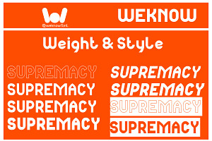 Supremacy Font