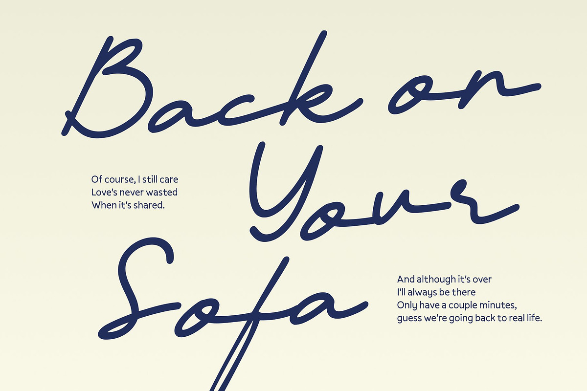 CS Shasta – Handwritten Script Font, a Script Font by Craft Supply Co. (Photo 2 of 8)