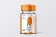 Mini Pill Bottle Mockup with Cap, a Cups & Container Mockup by Mockupdaddy (Thumbnail 6 of 27)