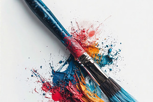 Art brushes stock image, a Photo by ComfortQ