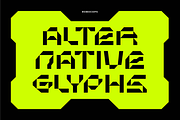 Robocops - Futuristic Font, a Sans Serif Font by limitype (Thumbnail 6 of 14)