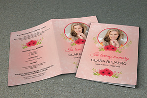 Funeral Program Template-V230