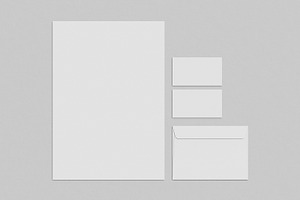 Stationery Set 01 Standard Mockup