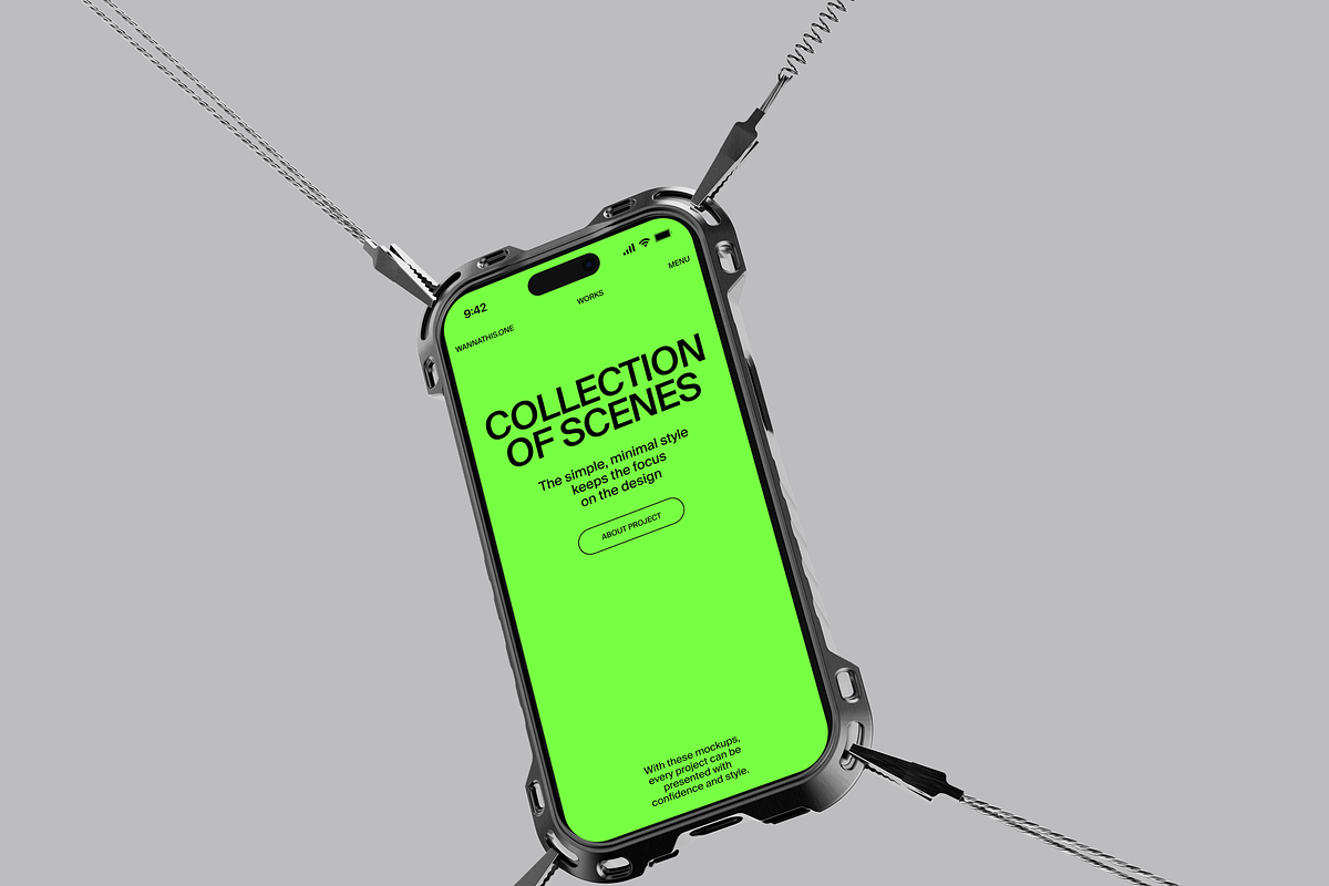 Metallic Apple Device Mockups, a Device Mockup by Wannathis.one (Photo 3 of 10)