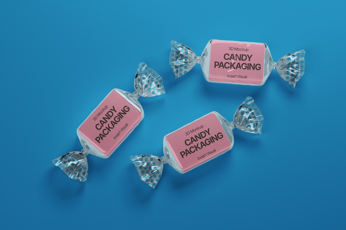 Candy Packaging 3D Mockup, a Packaging Mockup by graphicook