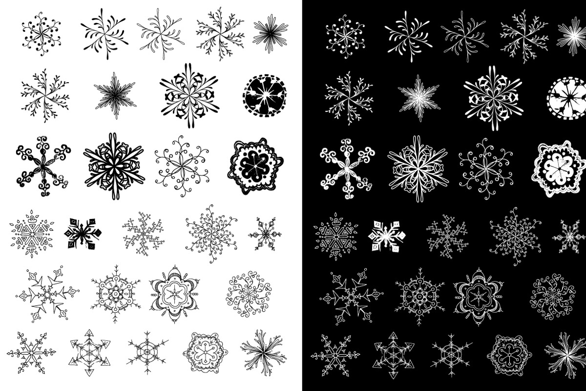 Vector Snowflake Pack, an Illustration by MyNatureGraphics (Photo 2 of 3)