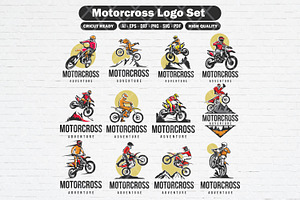 Motorcross, MTX, Dirt Bike logo, a Branding & Logo Template by Guavanaboy