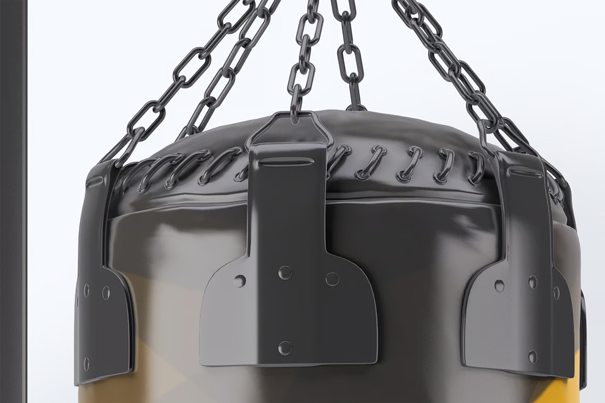 Boxing Bag Stand Mock-Up, a Product Mockup by DesignRushMarket (Photo 4 of 7)