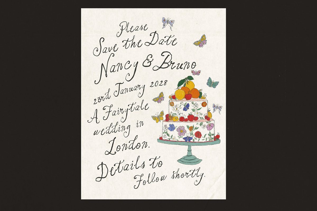The Paper Cake Font Duo, a Handwritten Font by Nicky Laatz (Photo 3 of 22)