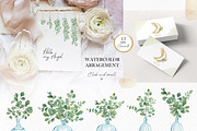 Watercolor EUCALYPTUS Greenery plant, a Decorative Illustration by AnnaTkachi (Thumbnail 5 of 11)