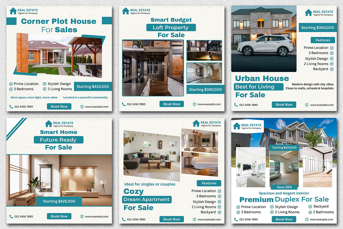 Estate - Property - Canva - Posts, a Social Media Template by Mohammad Sarfaraz (Photo 5 of 6)