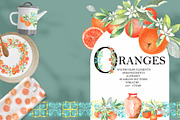 Watercolor Oranges, an Illustration by JennyColorArt (Thumbnail 1 of 13)