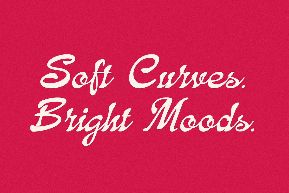 Sugarwave - Retro Script Font, a Script Font by Typeparties (Photo 2 of 9)