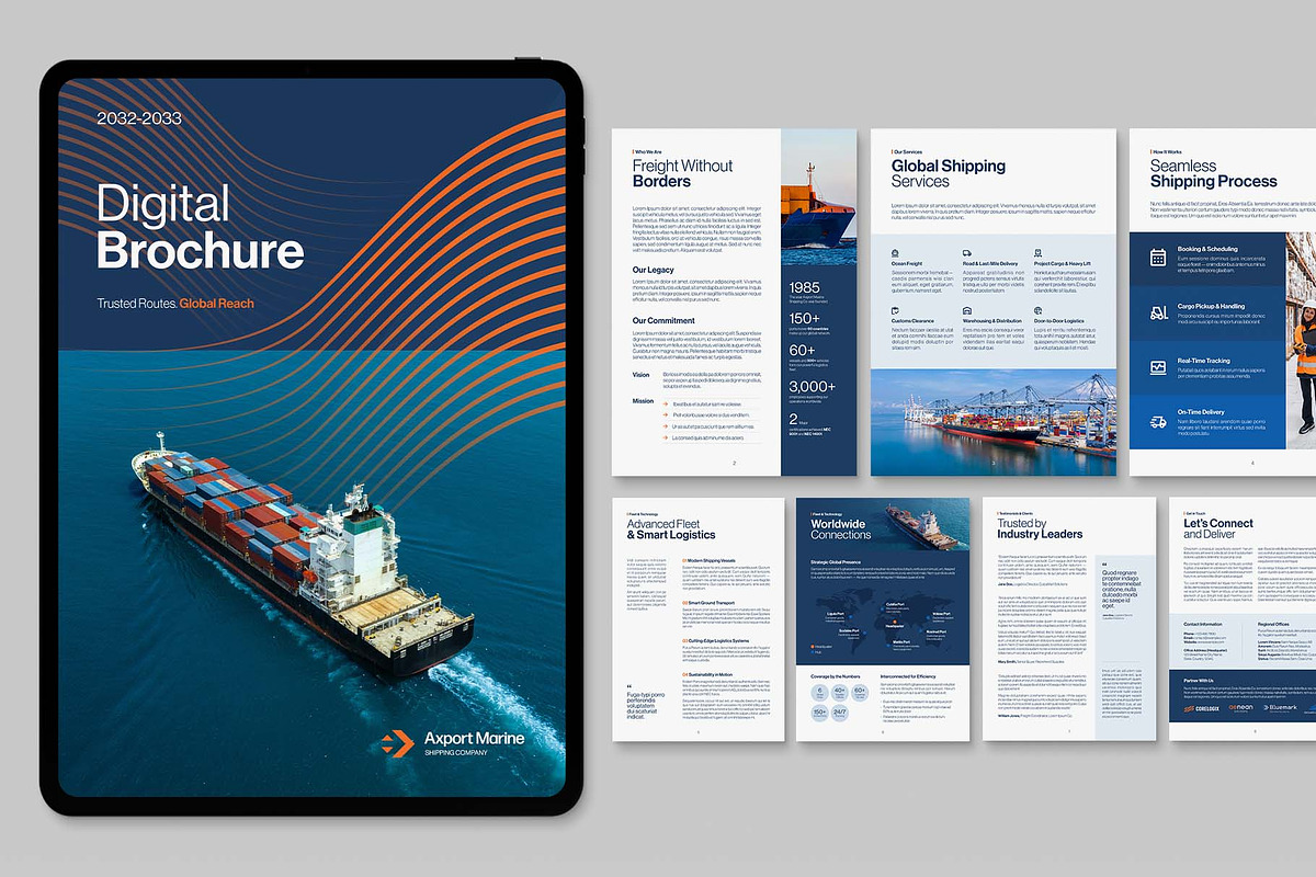 Digital Brochure Template, a Brochure Template by BrandPacks (Photo 6 of 6)