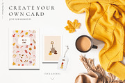 AUTUMN cozy fall season graphic set, a Seasonal Illustration by Madiwaso (Thumbnail 4 of 12)