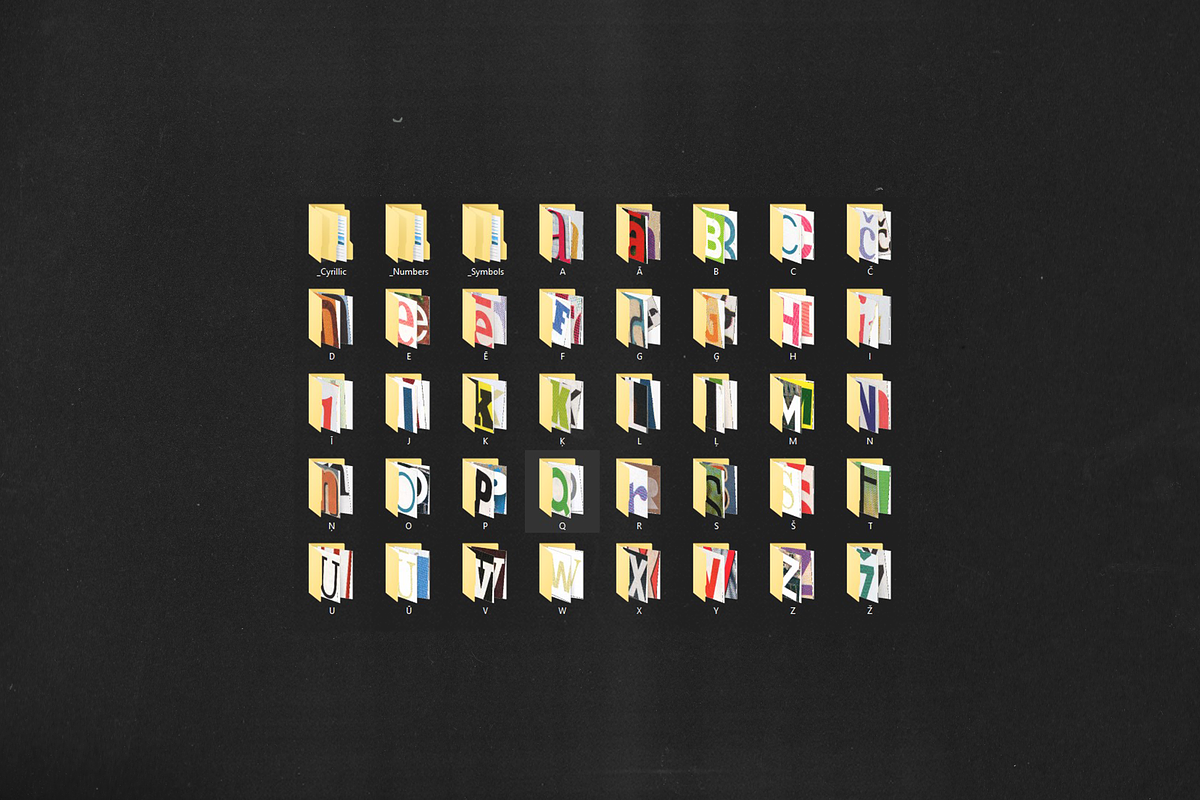 1200+ Letter Cutouts Multi-Language, an Object Graphic by GRPXSTORE (Photo 5 of 9)