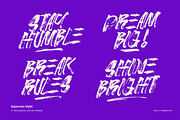 Stroke | Cyber Brush Font, a Handwritten Font by Ardana Creative (Thumbnail 6 of 14)