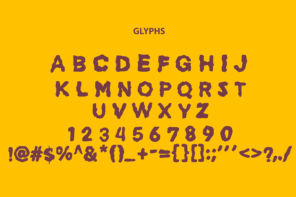 Stone Display Font, a Font by Formatika Studio (Photo 5 of 6)