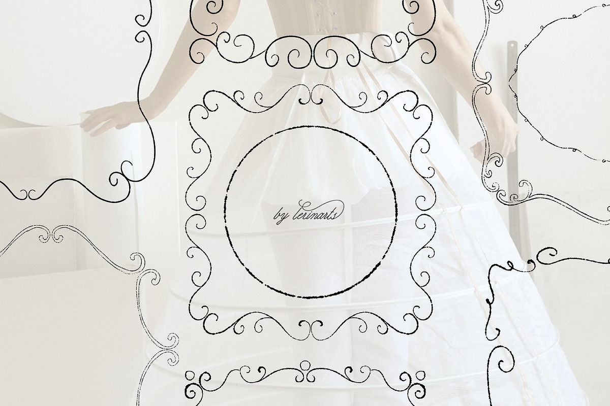 Fleurie Frames: Hand-Drawn Borders, an Object Graphic by lerinartstudio (Photo 8 of 10)