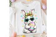 Retro Preppy Cute Easter Bunny Png, an Illustration by designcity5 (Thumbnail 6 of 9)