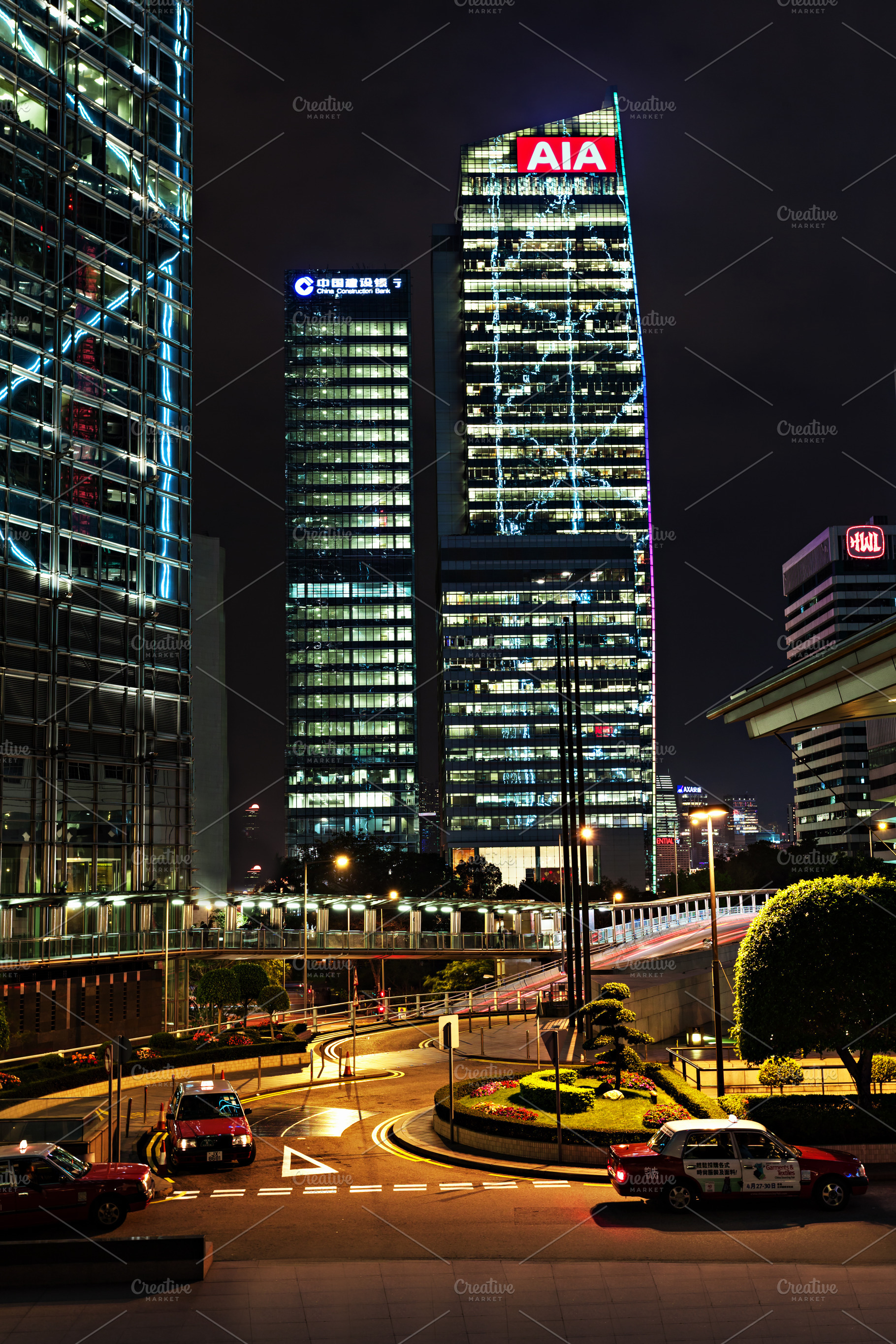 AIA and China Bank, a Photo by saiko3p