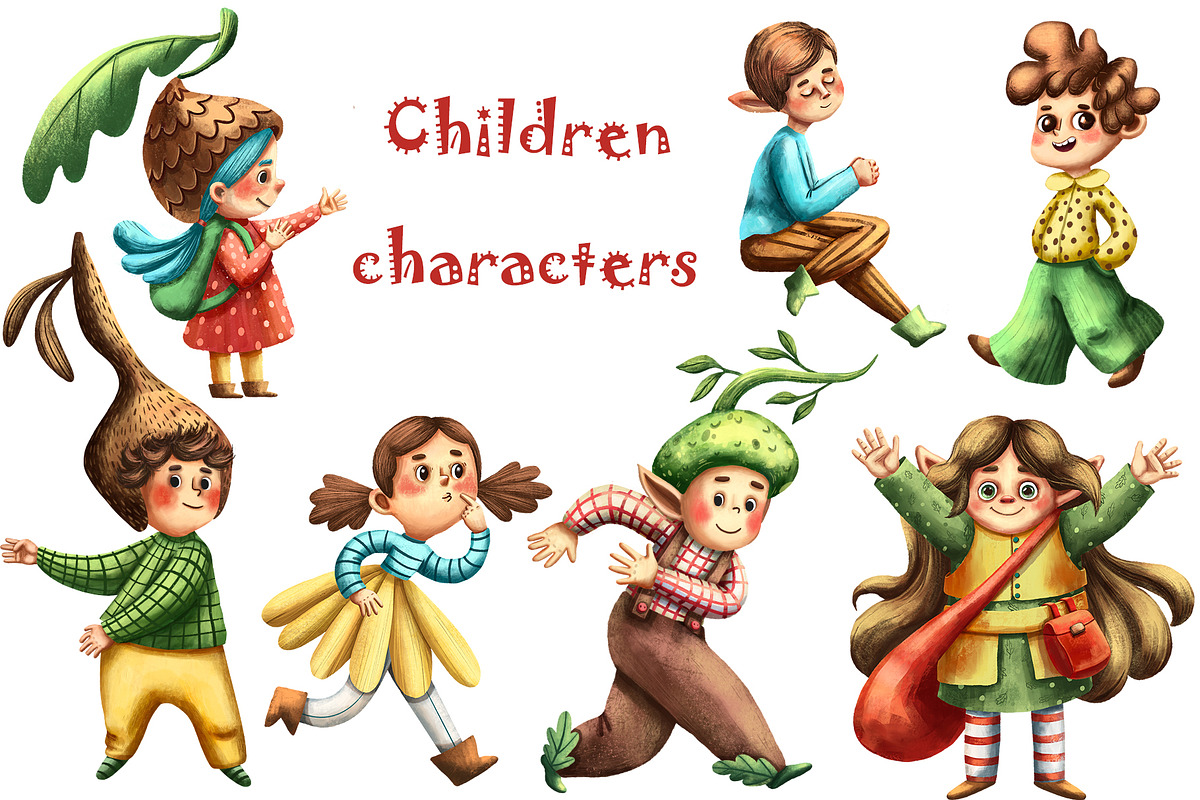 Forest Fairy Tale - Clip Art Set, an Animal Illustration by Mashamashastu (Photo 2 of 12)
