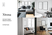 Frame Mockup Bundle - Nivosa, a Household Mockup by Saguaro Digital (Thumbnail 1 of 15)
