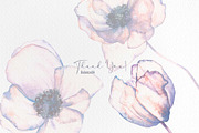 Inside Watercolor Floral Clipart, a Decorative Illustration by BalanceUA (Thumbnail 18 of 19)