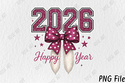 Happy New Year 2026 Sublimation Png, a Seasonal Illustration by Rose Art (Thumbnail 1 of 4)