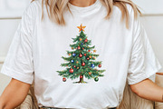 embroidered Christmas PNG sublimatio, an Illustration by CraftArtStudio (Thumbnail 4 of 6)