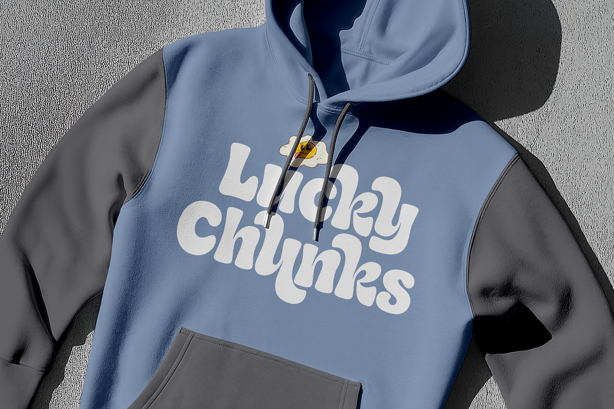 Lucky Chunks - Bold Retro Font, a Handwritten Font by Ainun Jinan (Photo 7 of 11)